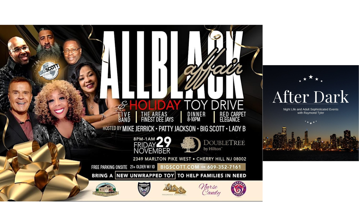 Big Scott's All Black Affair and Holiday Drive Returns To The Doubletree in Cherry Hill