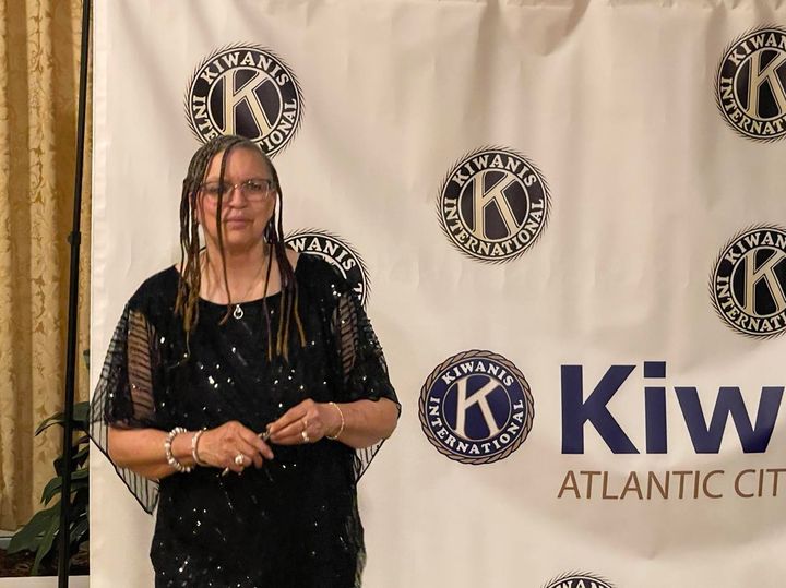 Shermaine Gunter-Gary helped facilitate the recharter of the Atlantic City Kiwanis Club. Photo Credit: Mark Tyler