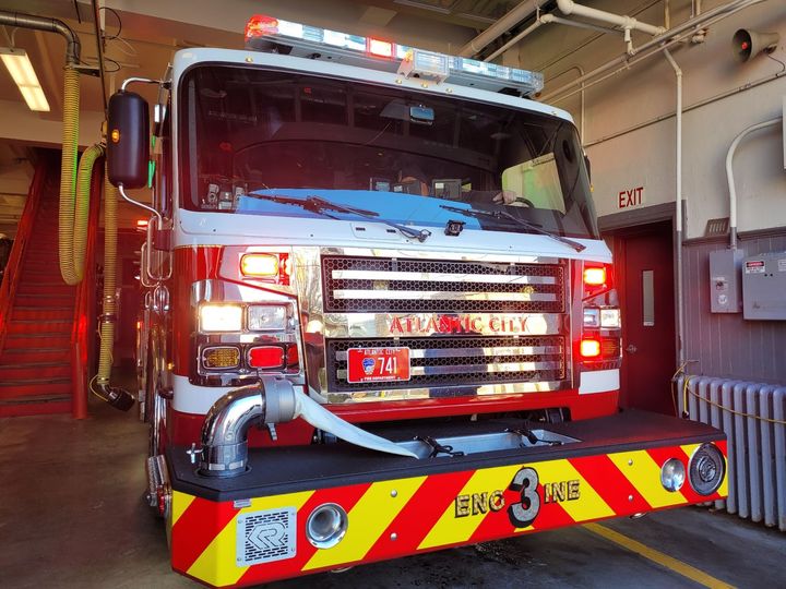 The Atlantic City Fire Department received a new Engine 3 to service the Westside and Venice Park neighborhoods. Image Source